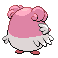 Sprite Animado Blissey Blanco Negro