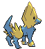 Sprite Animado Manectric Blanco Negro