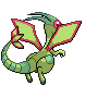 Sprite Animado Flygon Blanco Negro