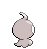 Sprite Animado Castform Blanco Negro
