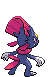 Sprite Animado Weavile Blanco Negro
