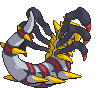 Sprite Animado Giratina Blanco Negro