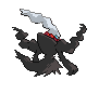 Sprite Animado Darkrai Blanco Negro
