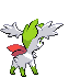 Sprite Animado Shaymin Blanco Negro