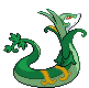 Sprite Animado Serperior Blanco Negro