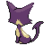 Sprite Animado Purrloin Blanco Negro