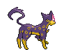 Sprite Animado Liepard Blanco Negro