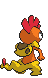 Sprite Animado Scrafty Blanco Negro