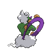 Sprite Animado Tornadus Blanco Negro