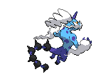 Sprite Animado Thundurus Blanco Negro
