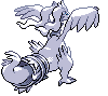Sprite Animado Reshiram Blanco Negro