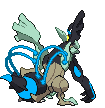 Sprite Animado Kyurem Blanco Negro