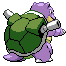 Sprite Animado Blastoise Blanco Negro