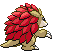 Sprite Animado Sandslash Blanco Negro