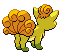 Sprite Animado Vulpix Blanco Negro