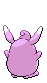 Sprite Animado Wigglytuff Blanco Negro