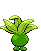Sprite Animado Oddish Blanco Negro