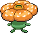 Sprite Animado Vileplume Blanco Negro