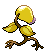 Sprite Animado Bellsprout Blanco Negro