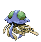 Sprite Animado Tentacruel Blanco Negro