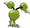 Sprite Animado Doduo Blanco Negro