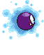 Sprite Animado Gastly Blanco Negro