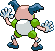 Sprite Animado Mr. Mime Blanco Negro