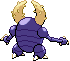 Sprite Animado Pinsir Blanco Negro