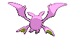 Sprite Animado Crobat Blanco Negro