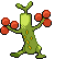 Sprite Animado Sudowoodo Blanco Negro