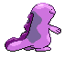 Sprite Animado Quagsire Blanco Negro