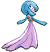 Sprite Animado Gardevoir Blanco Negro