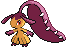 Sprite Animado Mawile Blanco Negro