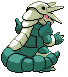 Sprite Animado Aggron Blanco Negro