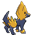 Sprite Animado Manectric Blanco Negro