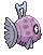 Sprite Animado Feebas Blanco Negro