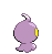Sprite Animado Castform Blanco Negro