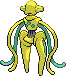 Sprite Animado Deoxys Blanco Negro