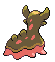 Sprite Animado Gastrodon Blanco Negro