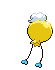 Sprite Animado Drifloon Blanco Negro