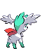 Sprite Animado Shaymin Blanco Negro