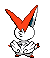 Sprite Animado Victini Blanco Negro