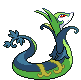 Sprite Animado Serperior Blanco Negro
