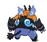 Sprite Animado Emboar Blanco Negro