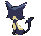 Sprite Animado Purrloin Blanco Negro