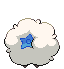 Sprite Animado Whimsicott Blanco Negro