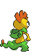 Sprite Animado Scrafty Blanco Negro