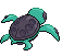 Sprite Animado Tirtouga Blanco Negro