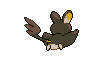 Sprite Animado Emolga Blanco Negro