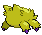 Sprite Animado Joltik Blanco Negro